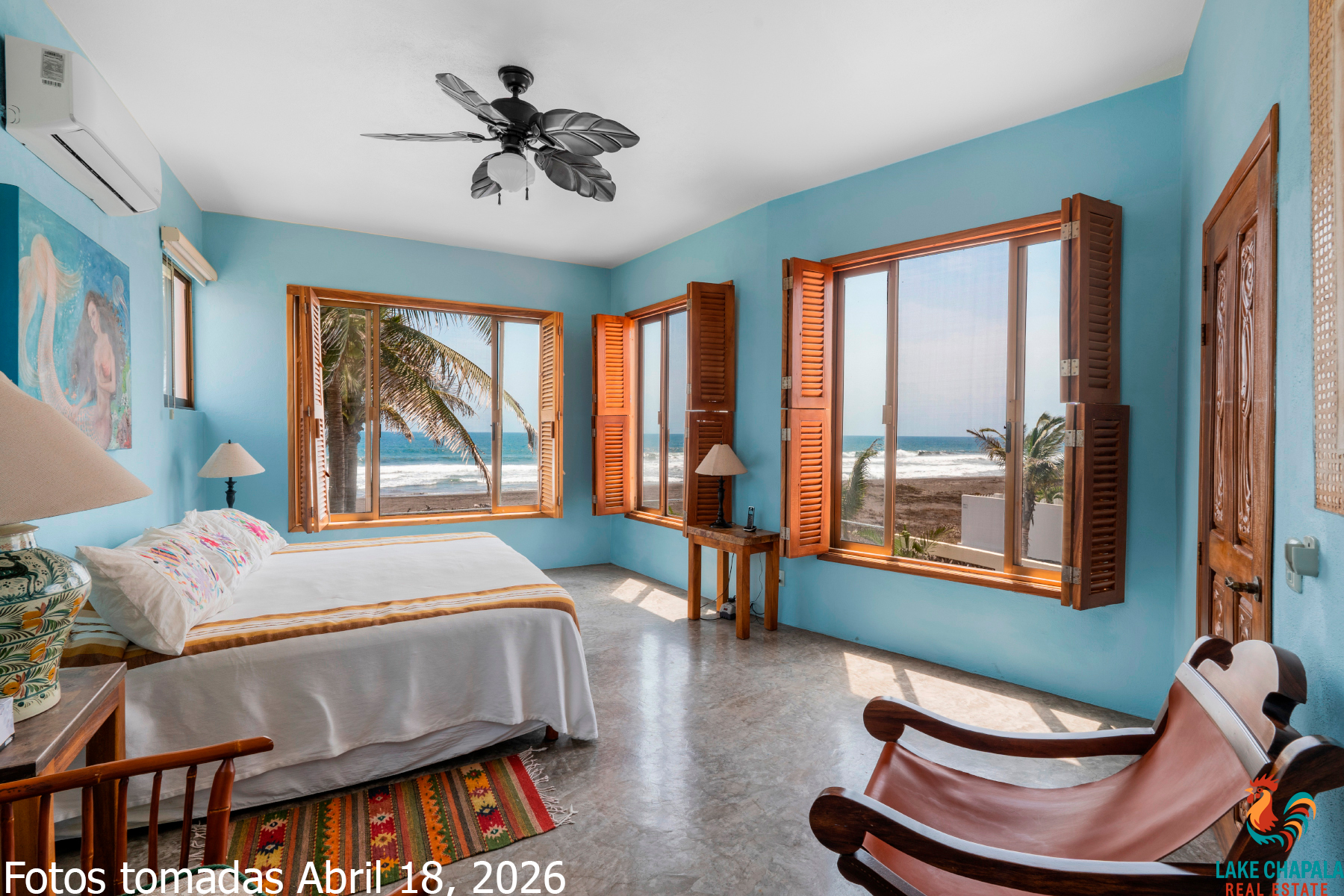 01 Second Floor Master Suite with Ocena View