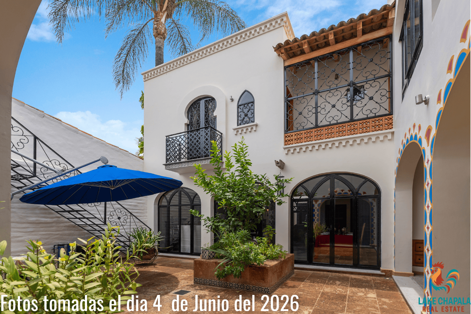 001 Andalusian Style Courtyard with Balconies