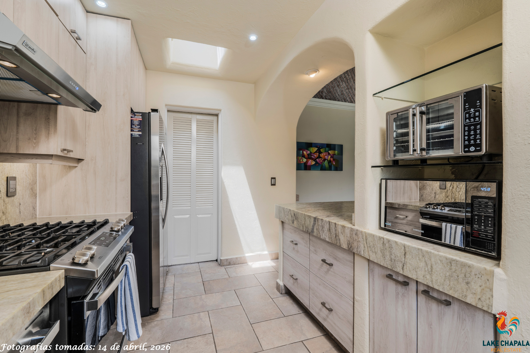 04 Kitchen with Skylight is Bright and Modern