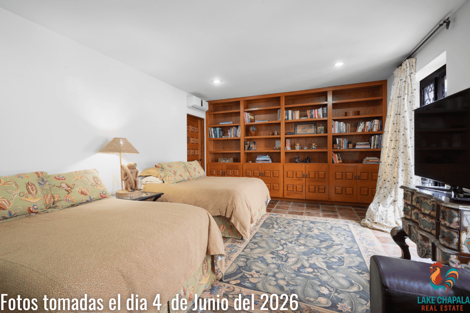 009 Second Master Suite with Twin Street Balconies