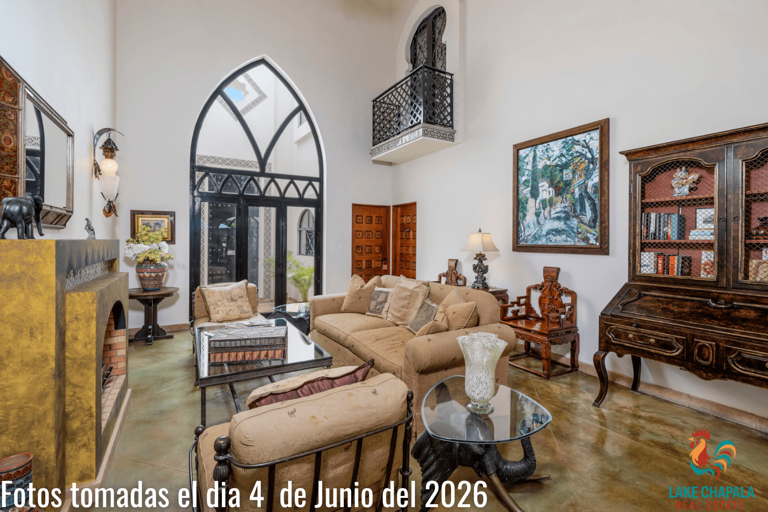 002 Two Story Great Room with Second Floor Balconies