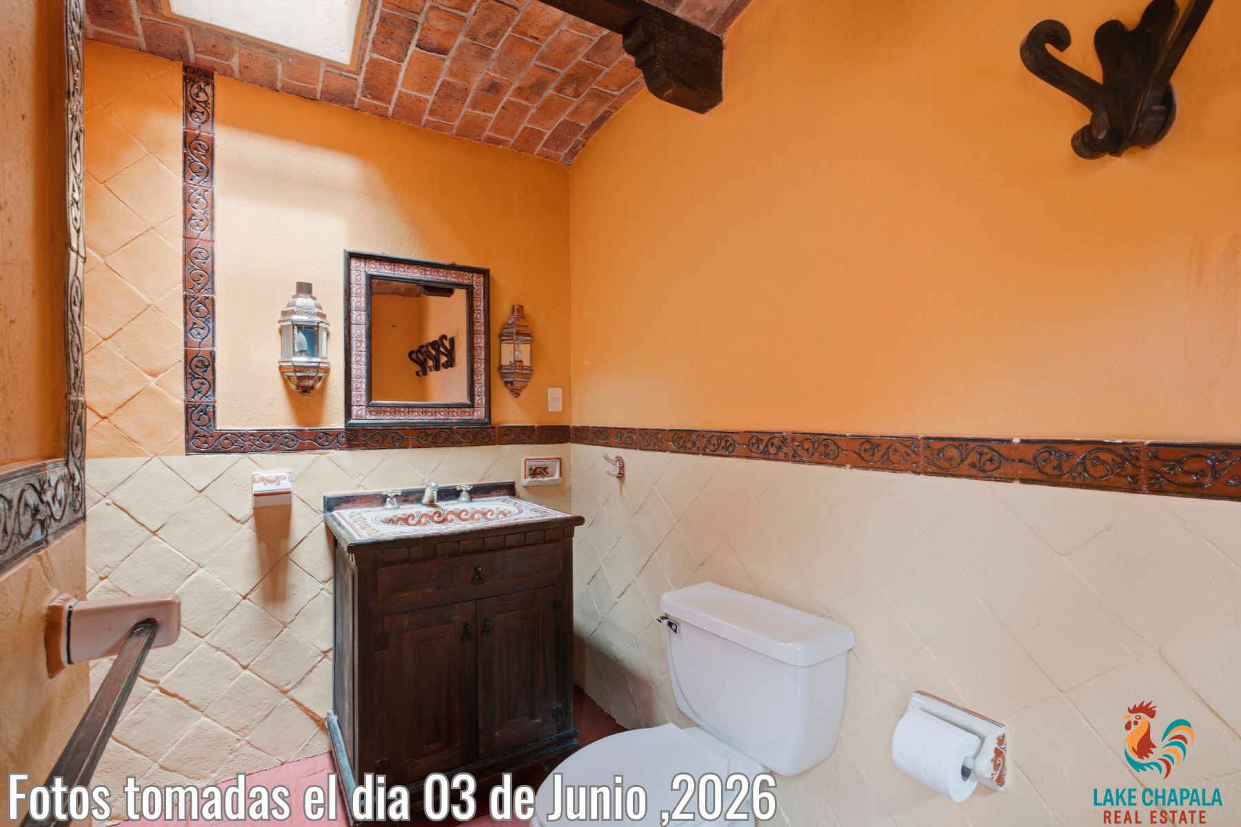 018 Charming Tile Accents Abound as in this Guest Bath