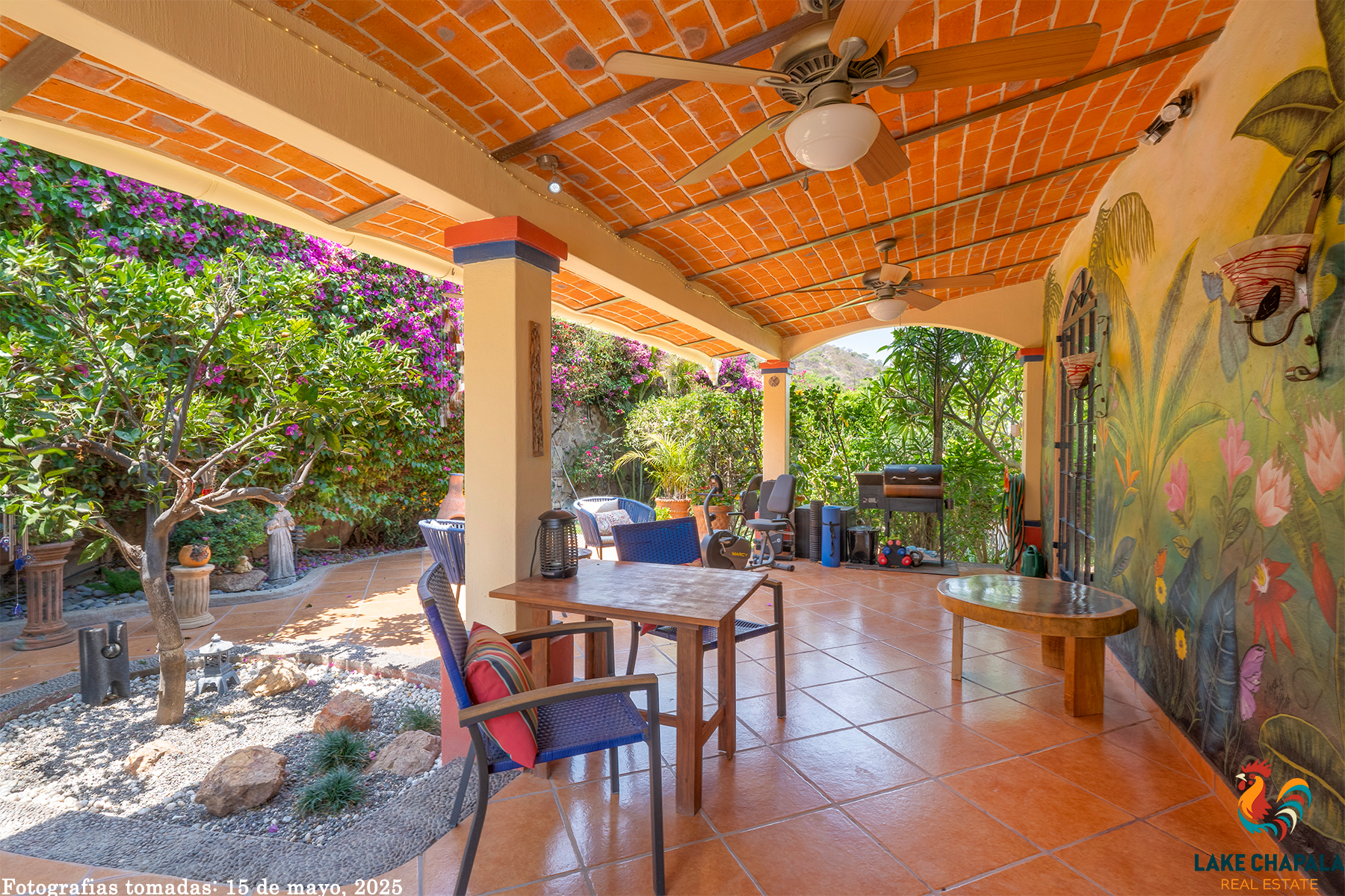 15 Rear Garden Terrace is a Place to Relax or Work Out