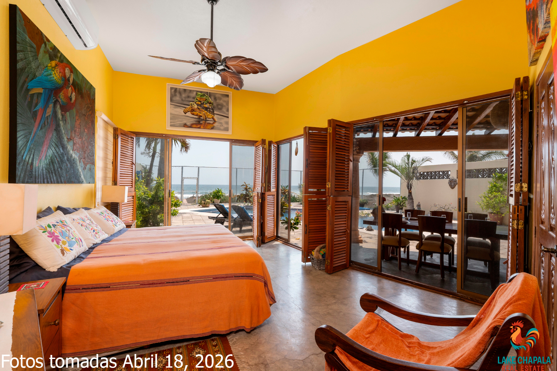 02 Ground Floor Master with Ocean View and Pool Access