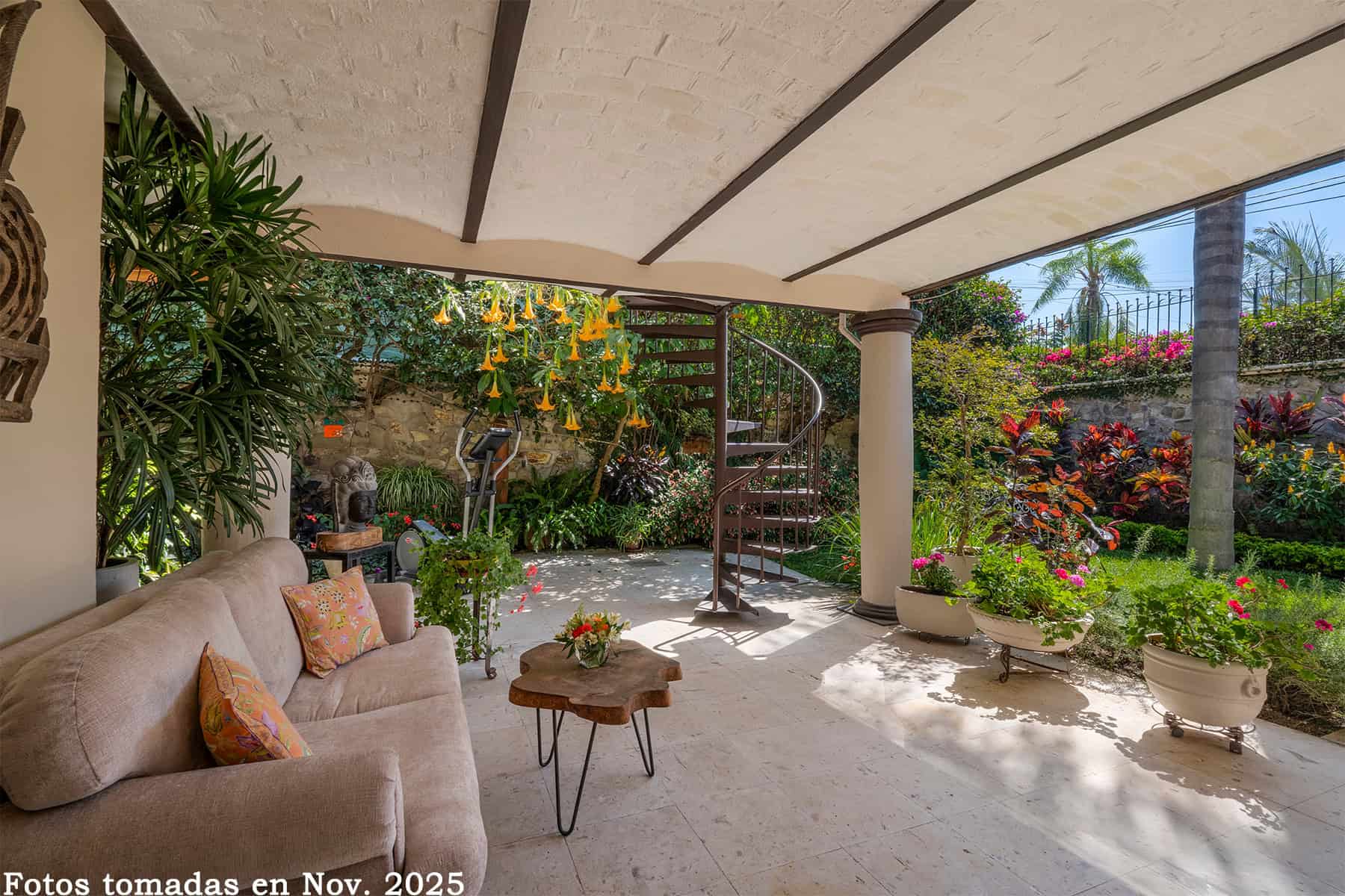 04 Outdoor Living Terrrace Surrounded by Tropical Gardens