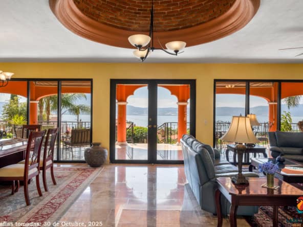 01 Great Room with Lake View and Expansive Terrace