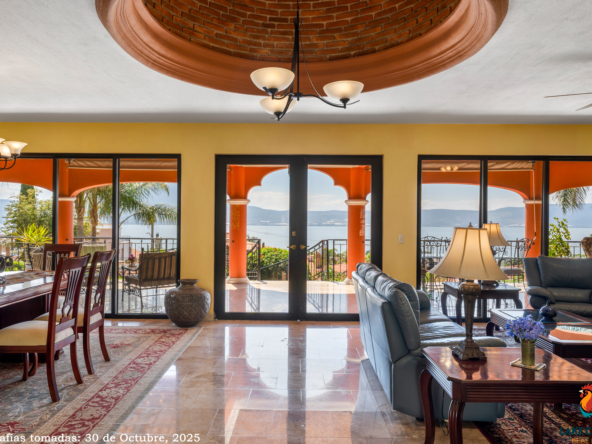 01 Great Room with Lake View and Expansive Terrace