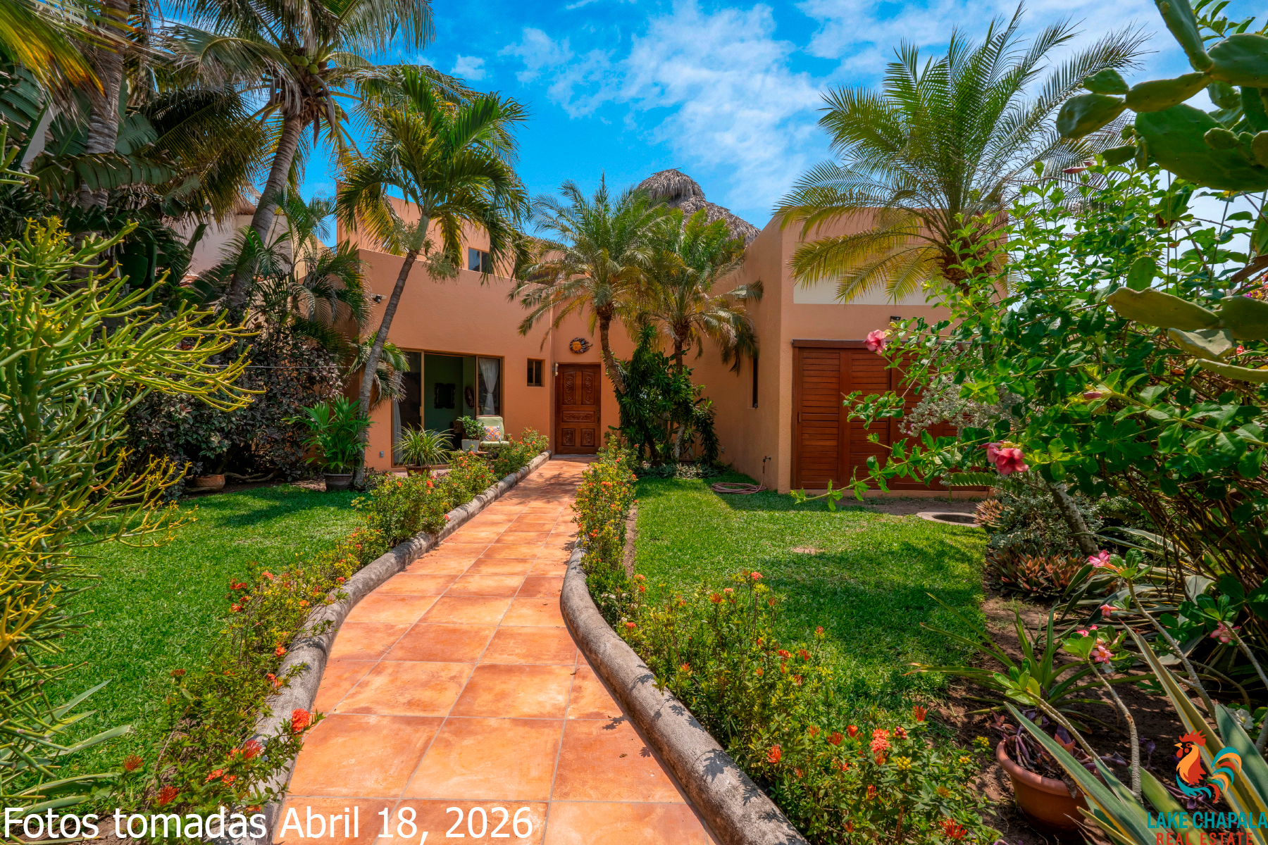 17 Tropical Entry Gardden Leading to the Villas Entrance Door