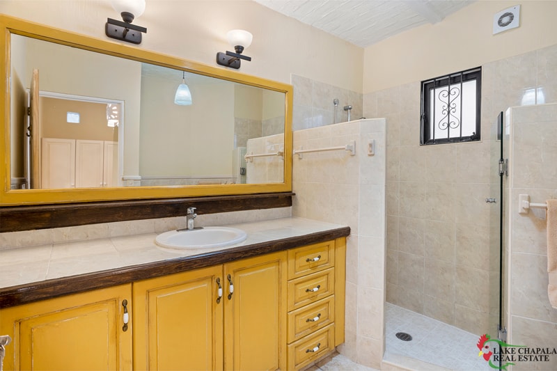 12 Ground Floor Master Bath with Double Vanity and Walk In Shower
