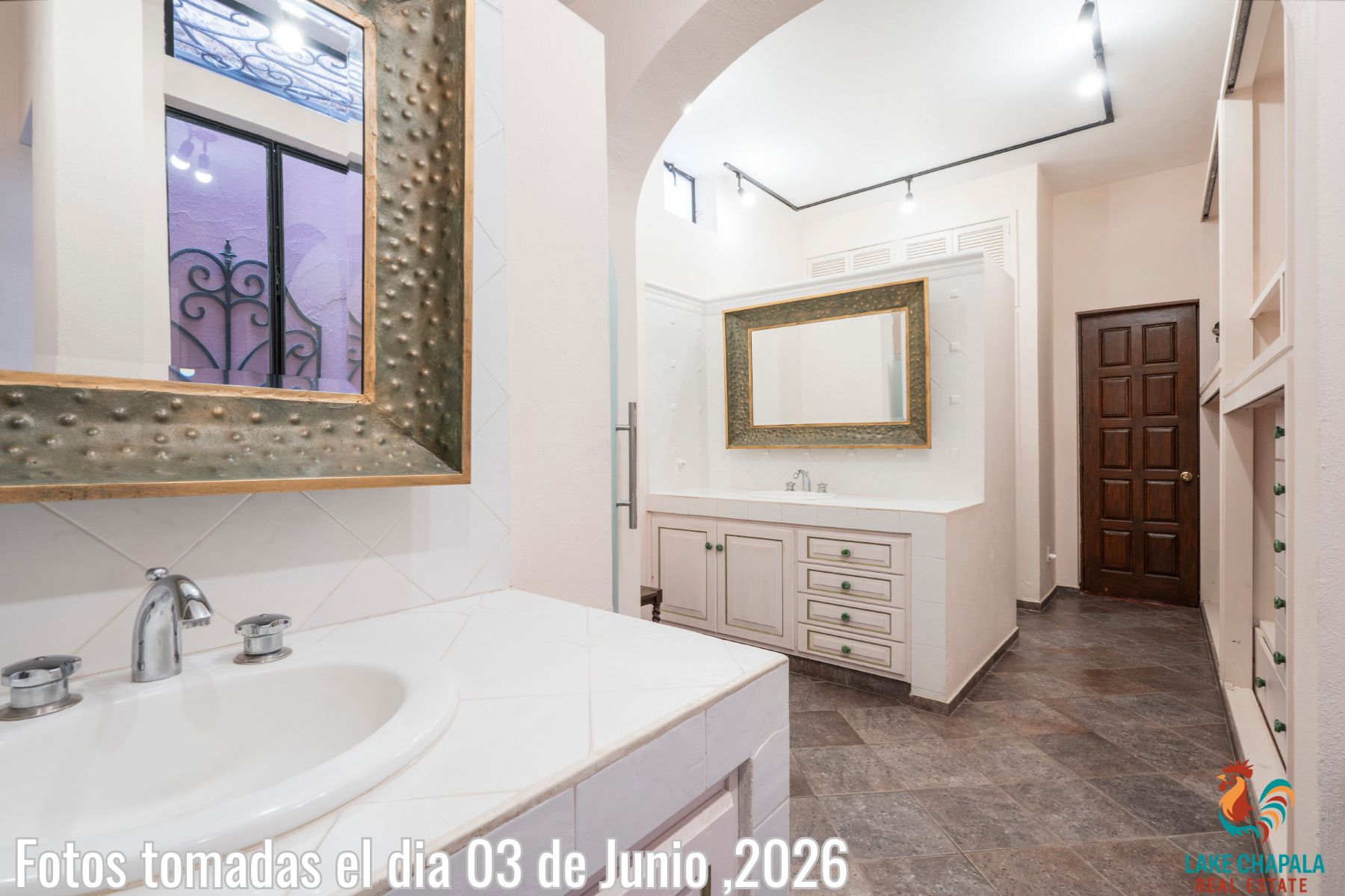 008 Ground Floor Master Bath with Dual Vanities and Dream Closets