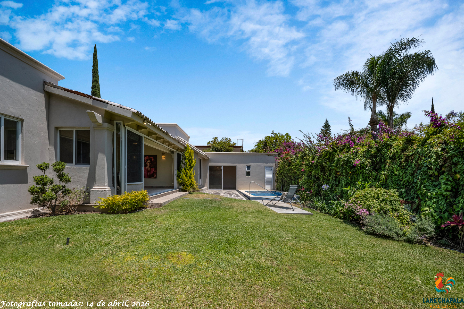 07 Large Lush Garden with Jet Stream Pool and Pool House Studio