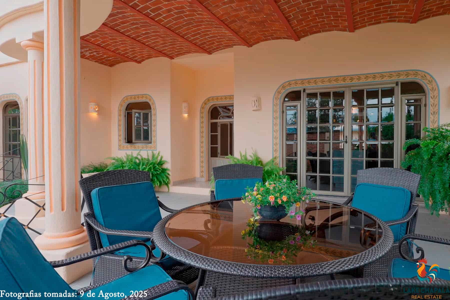 01 South Garden View Porch for Lingering Brunches or Casual Lunches