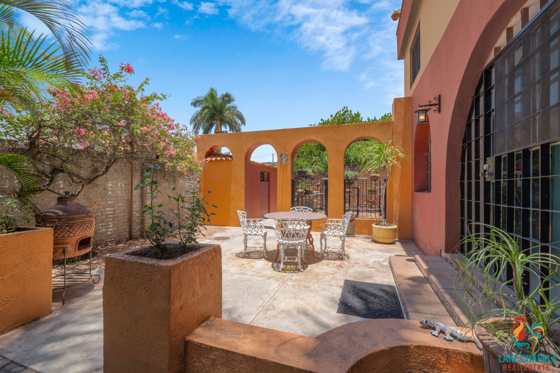 15 Rear Courtyard with Kitchen Container Garden and room for a Pool