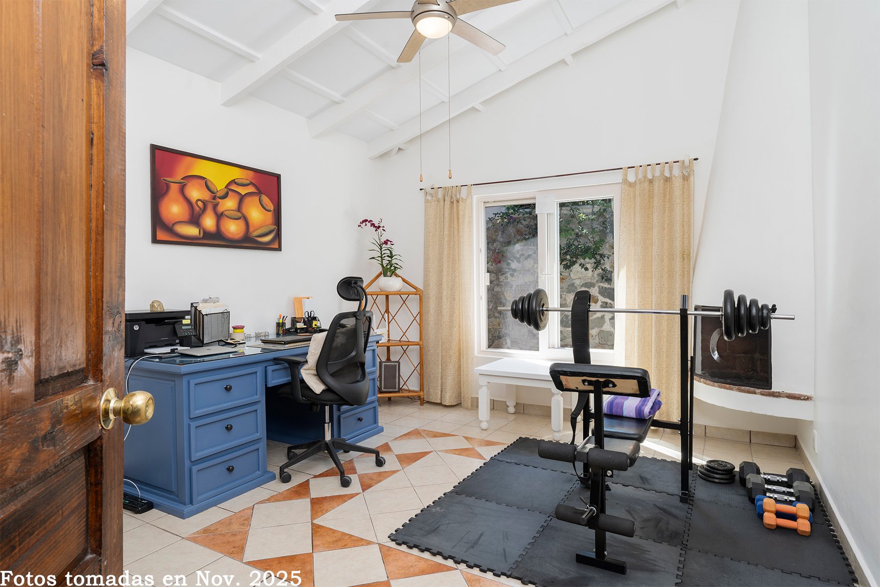 09 Second Ground Floor Bedroom is Currently Used as a Home Office and Gym