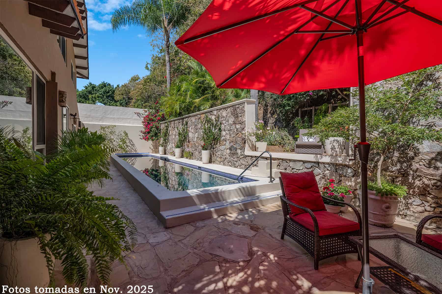 01 Solar Heated Salt Water Lap Pool In Your Own Private Sanctuary Courtyard