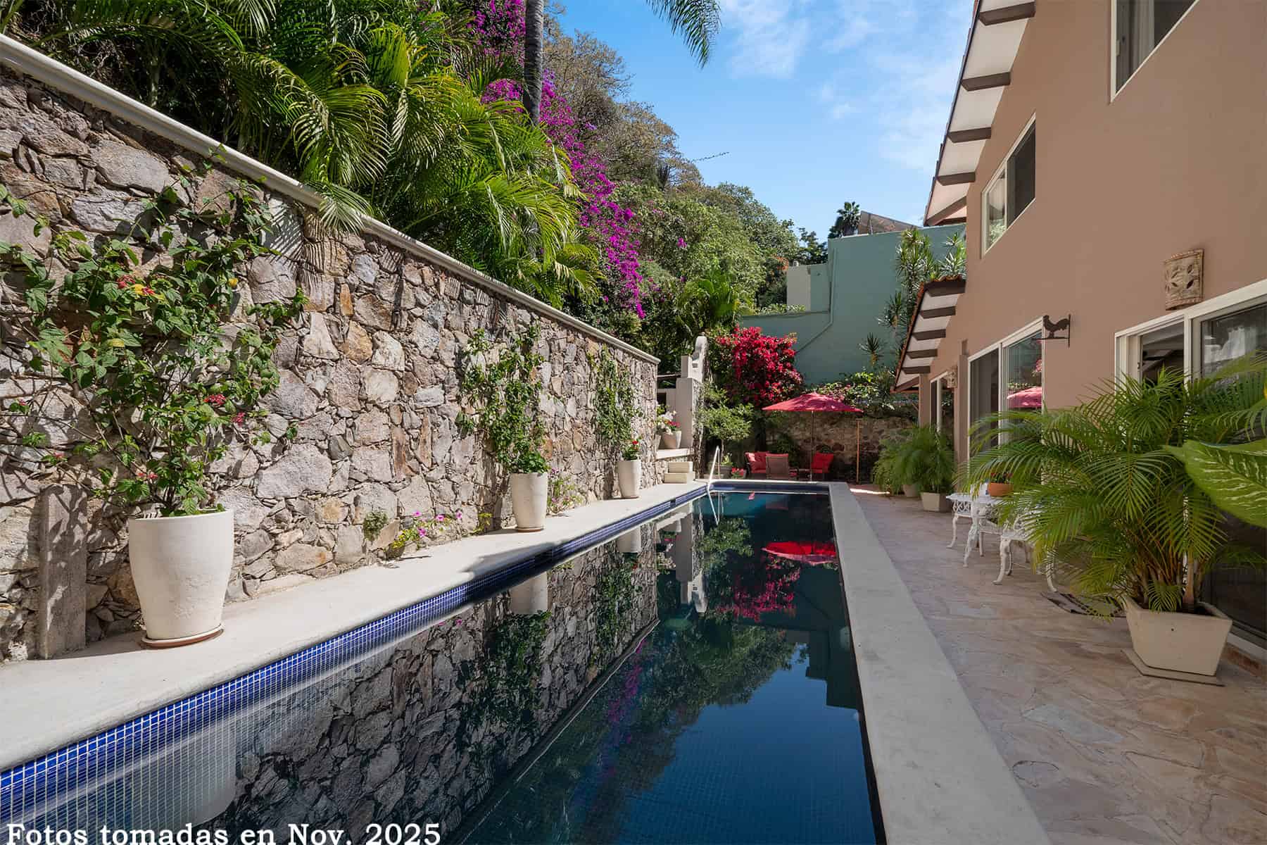 12 Pool Terrace is viewed by both Second Floor Bedrooms, Living, Dining and Kitchen