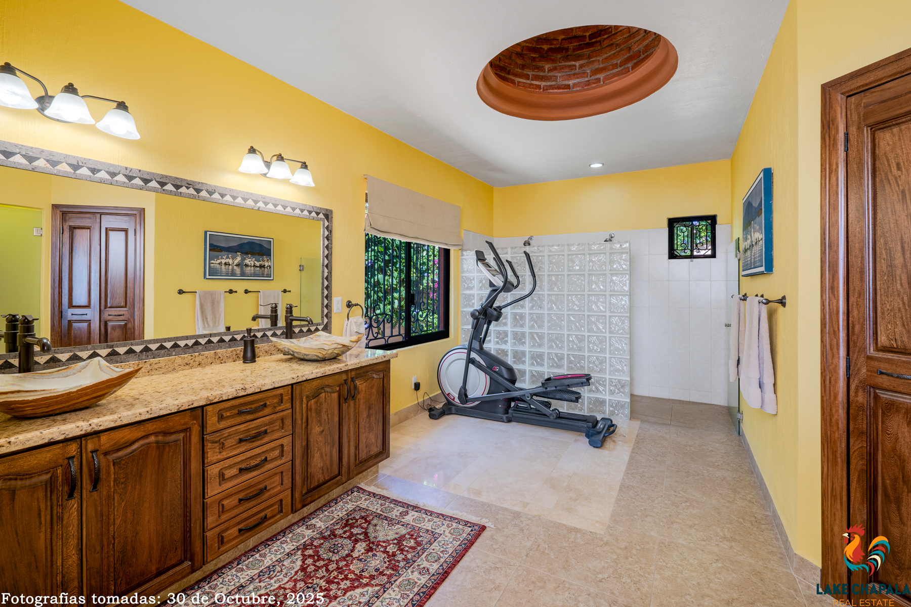 11 Master Bath has a Double Vanity, Double Shower and Space for a Soaking Tub or Lounging Area