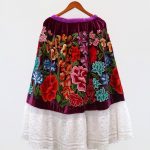 Textiles of Mexico skirt enagua