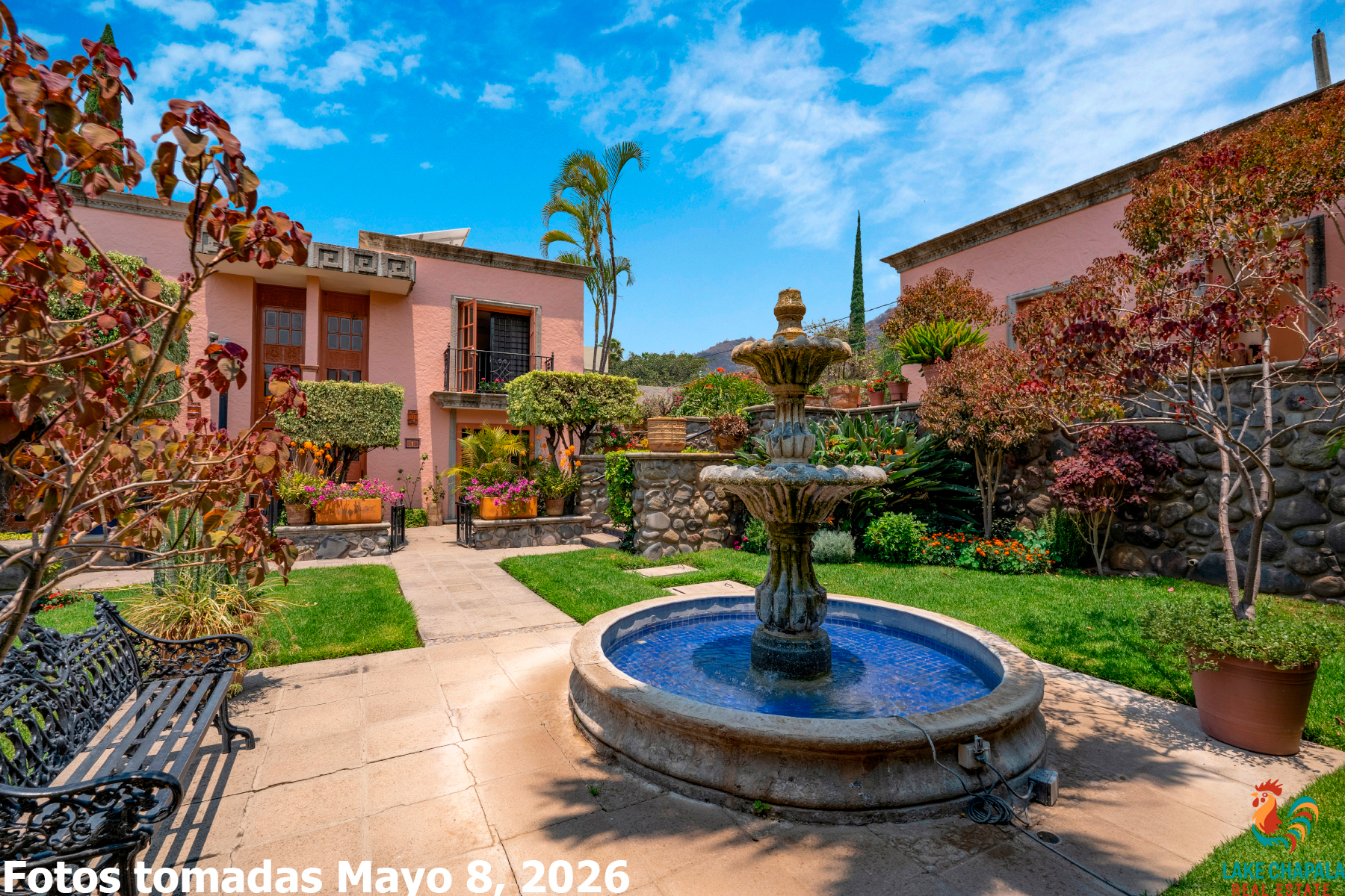 02 Lush Manicured Gardens with Fountain